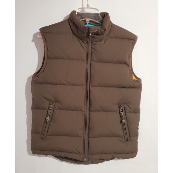 Unionbay Vintage Y2K Down Puffer Vest Size Unisex Big Kids L Womens XS/S Brown - Picture 1 of 10
